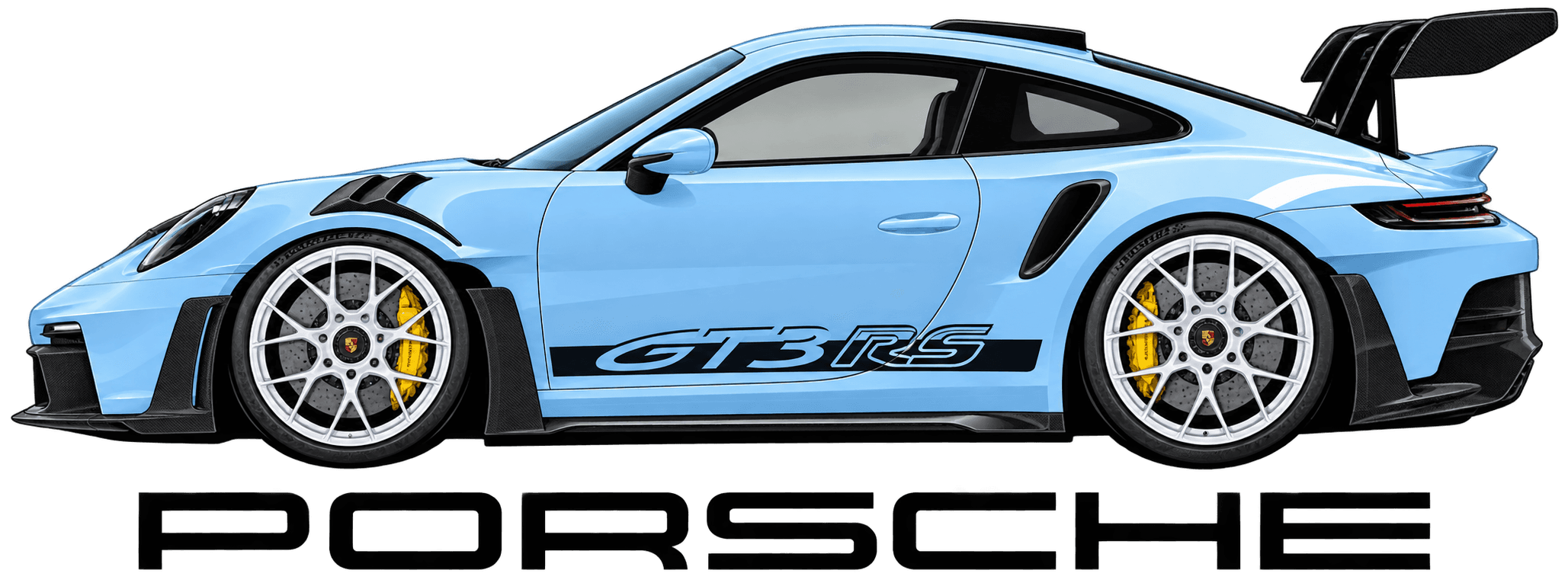 Porsche 911 GT3 RS Art Decal